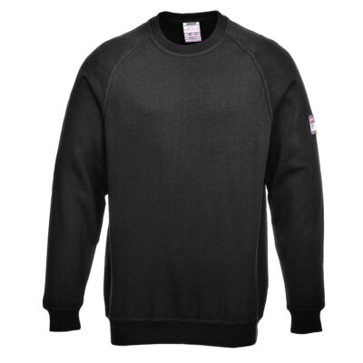 FR Antistatisk sweatshirt - Sort