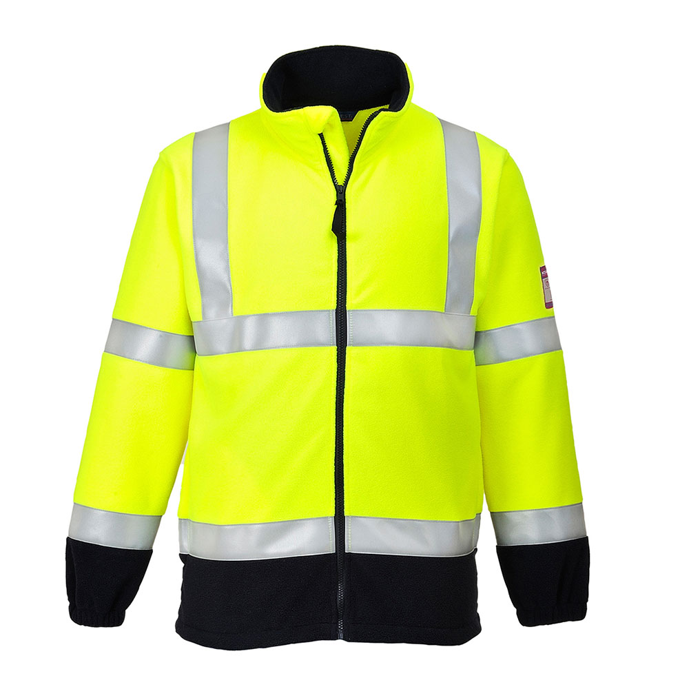 FR antistatisk hi-vis fleece - Gul