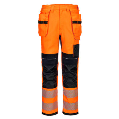 FR415 - PW3 FR HVO bukser m/hængelommer Orange/Sort