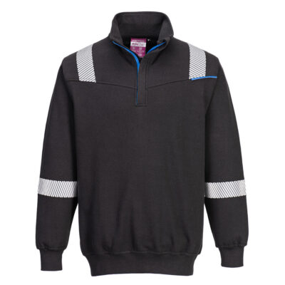 WX3 FR flammehæmmende sweatshirt - Sort