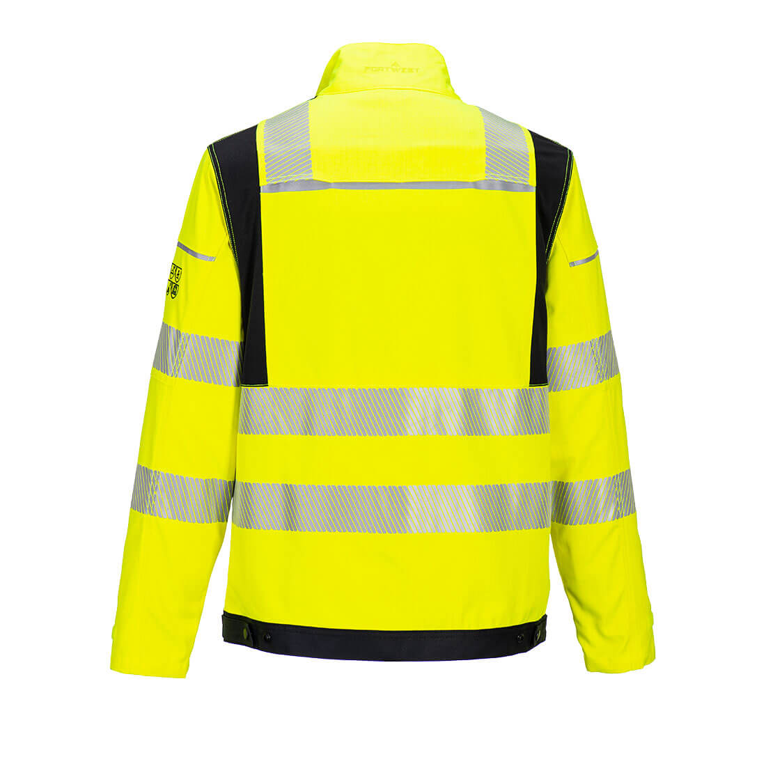 PW3 Hi-Vis arbejdsjakke - Gul/Sort - Billede 2