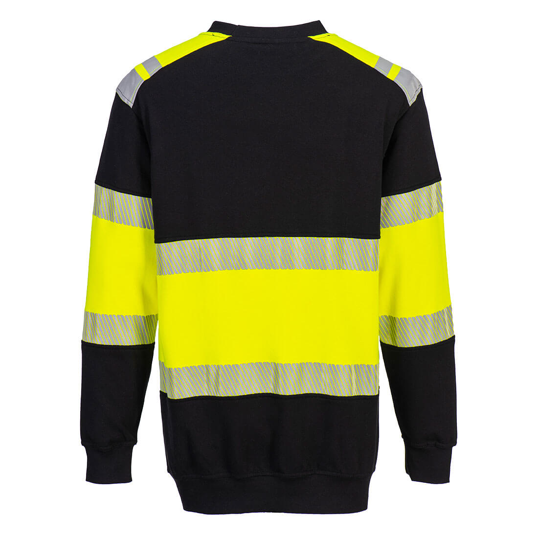 FR Antistatisk langærmet t-shirt - Gul/Sort - Billede 2