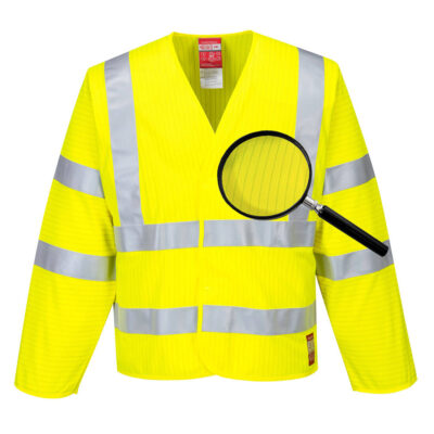 FR hi-vis antistatisk jakke - Gul