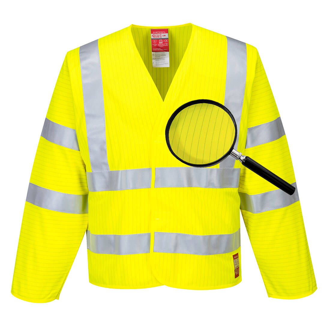 FR hi-vis antistatisk jakke - Gul