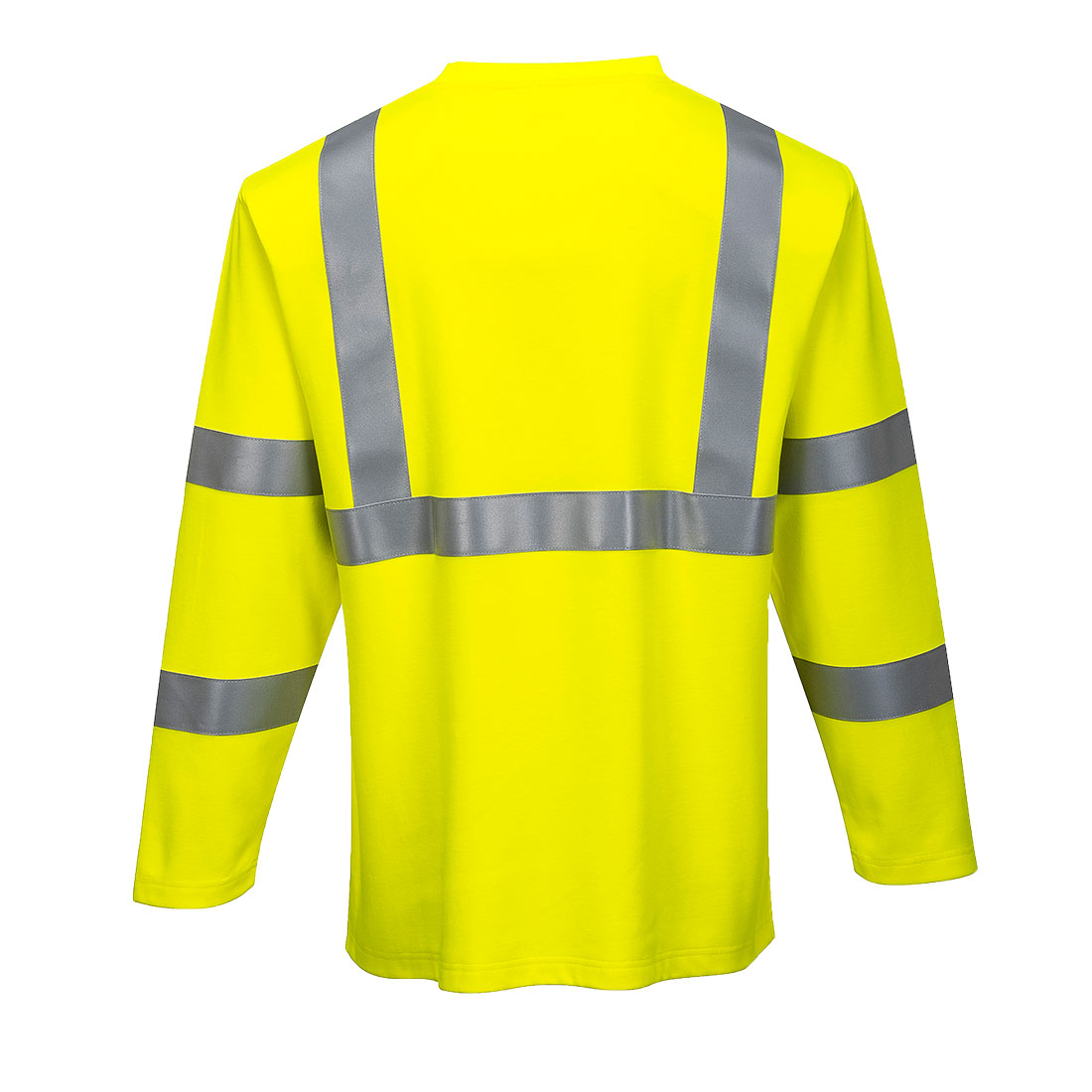 FR Modaflame hi-vis langærmet t-shirts - Gul - Billede 2
