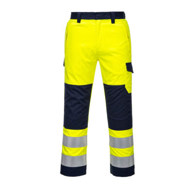 Hi-vis Modaflame bukserGul/Marine