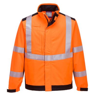 Modaflame multinorm Arc softshell jakke - Orange/Marine