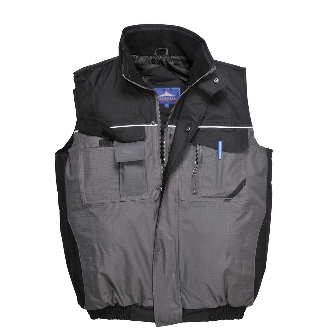 RS Bodywarmer 2-farvet - Marine/Kongeblå