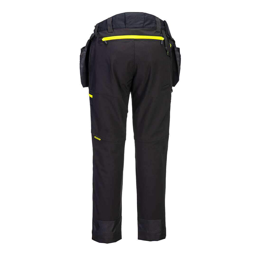 DX4 softshell bukser med aftagelige hængelommer - Sort - Billede 2