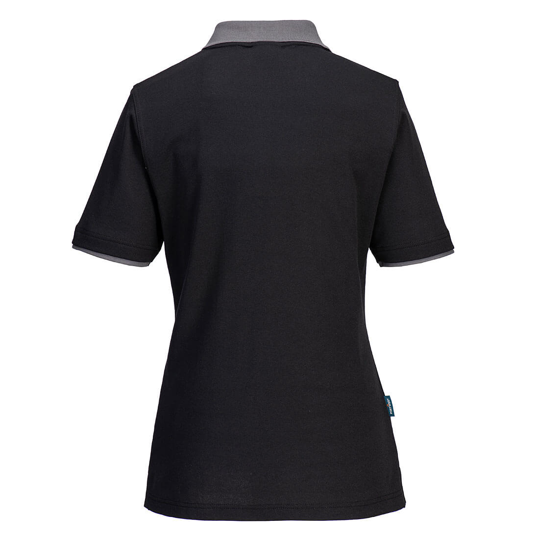 PW2 poloshirt til kvinder - Sort/Zoomgrå - Billede 2