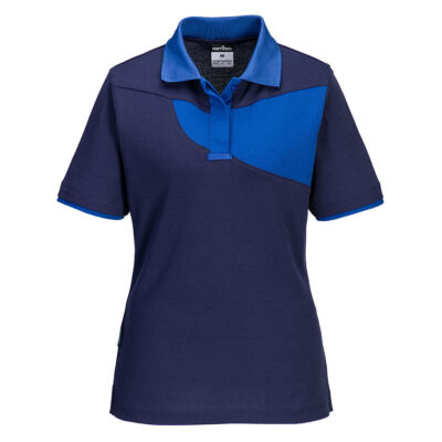 PW2 poloshirt til kvinder - Marine/Kongeblå