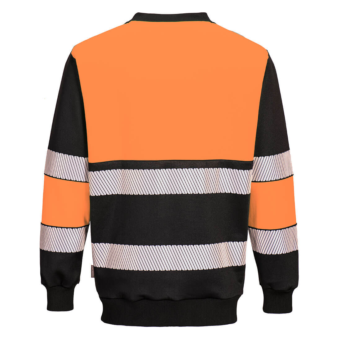 PW3 hi-vis klasse 1 sweatshirt - Orange/Sort - Billede 2