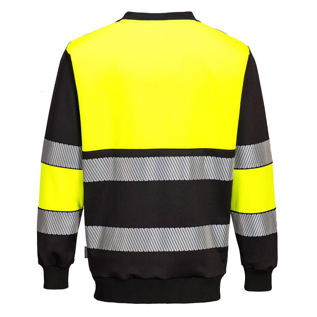 PW3 hi-vis klasse 1 sweatshirt - Gul/Sort - Billede 2