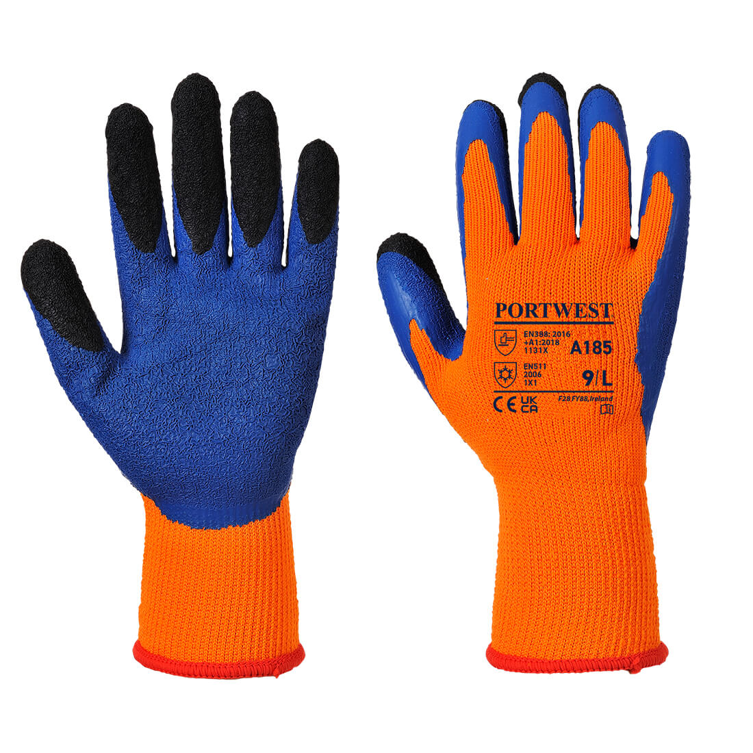 Duo-Therm Handske - Orange/Blå