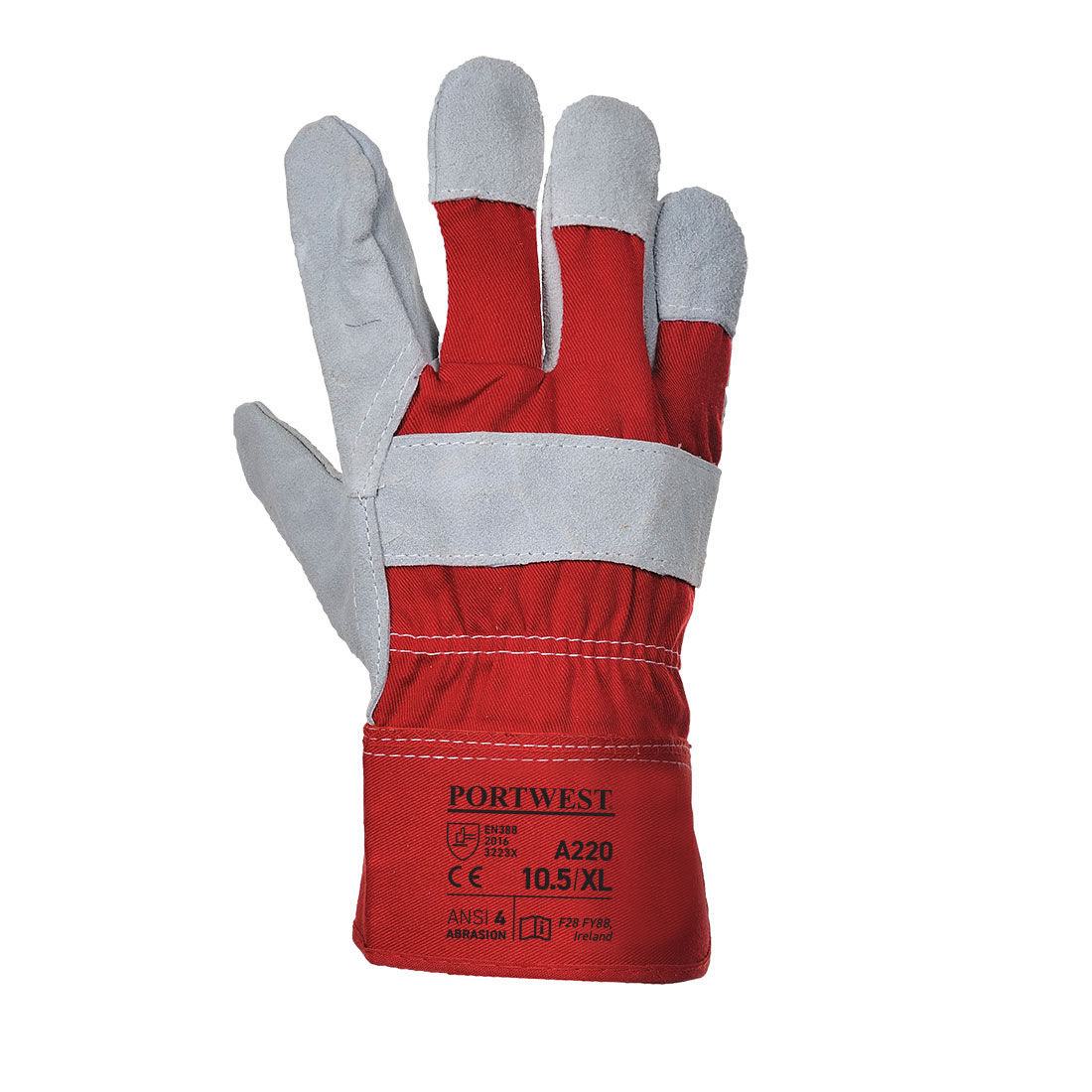 Premiun Chrome rigger handske - Rød - Billede 2