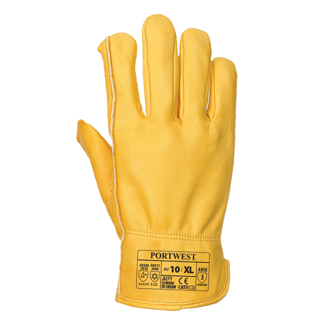 Foret driver handsker - Gulbrun - Billede 2