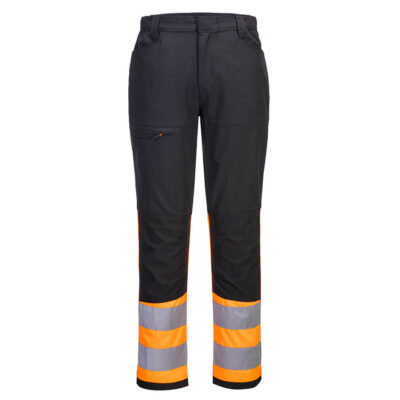 Eco hi-vis klasse 1 servicebukser - Orange/Sort