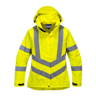 Dame hi-vis åndbar jakke - Gul