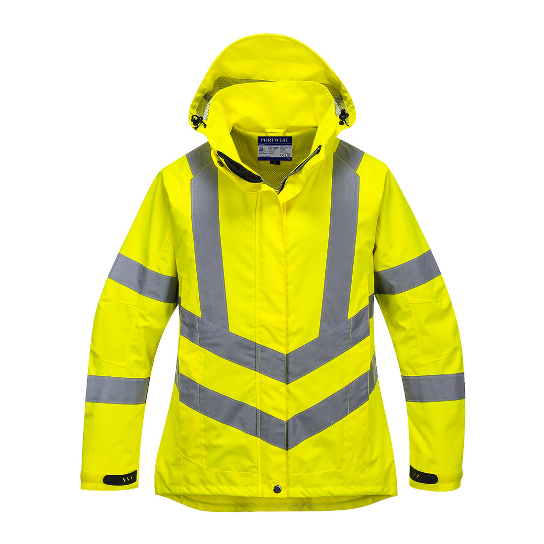 Dame hi-vis åndbar jakke - Gul