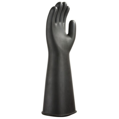Kraftig latex handske - Sort
