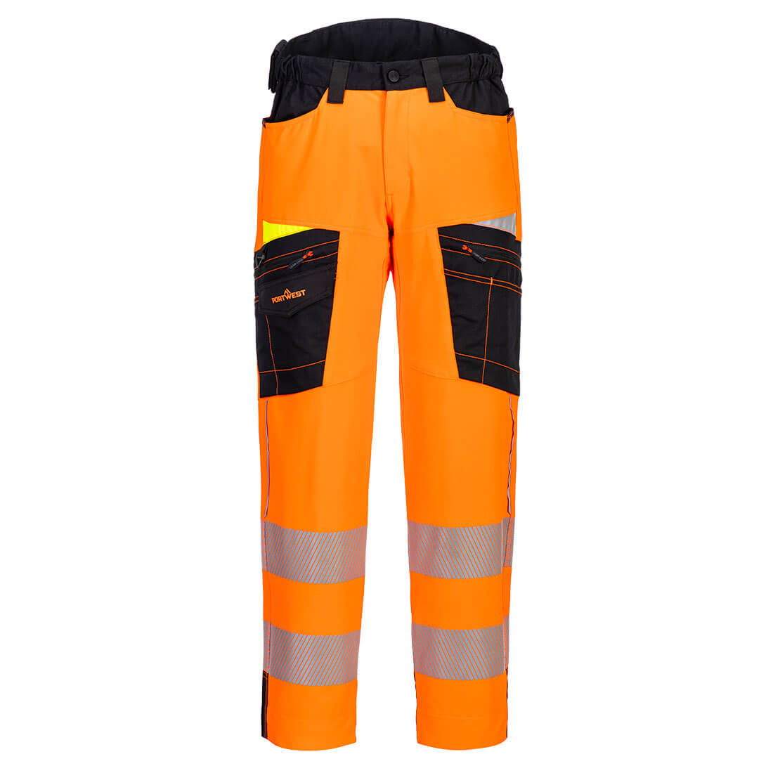 DX4 hi-vis servicebukser - Orange/Sort