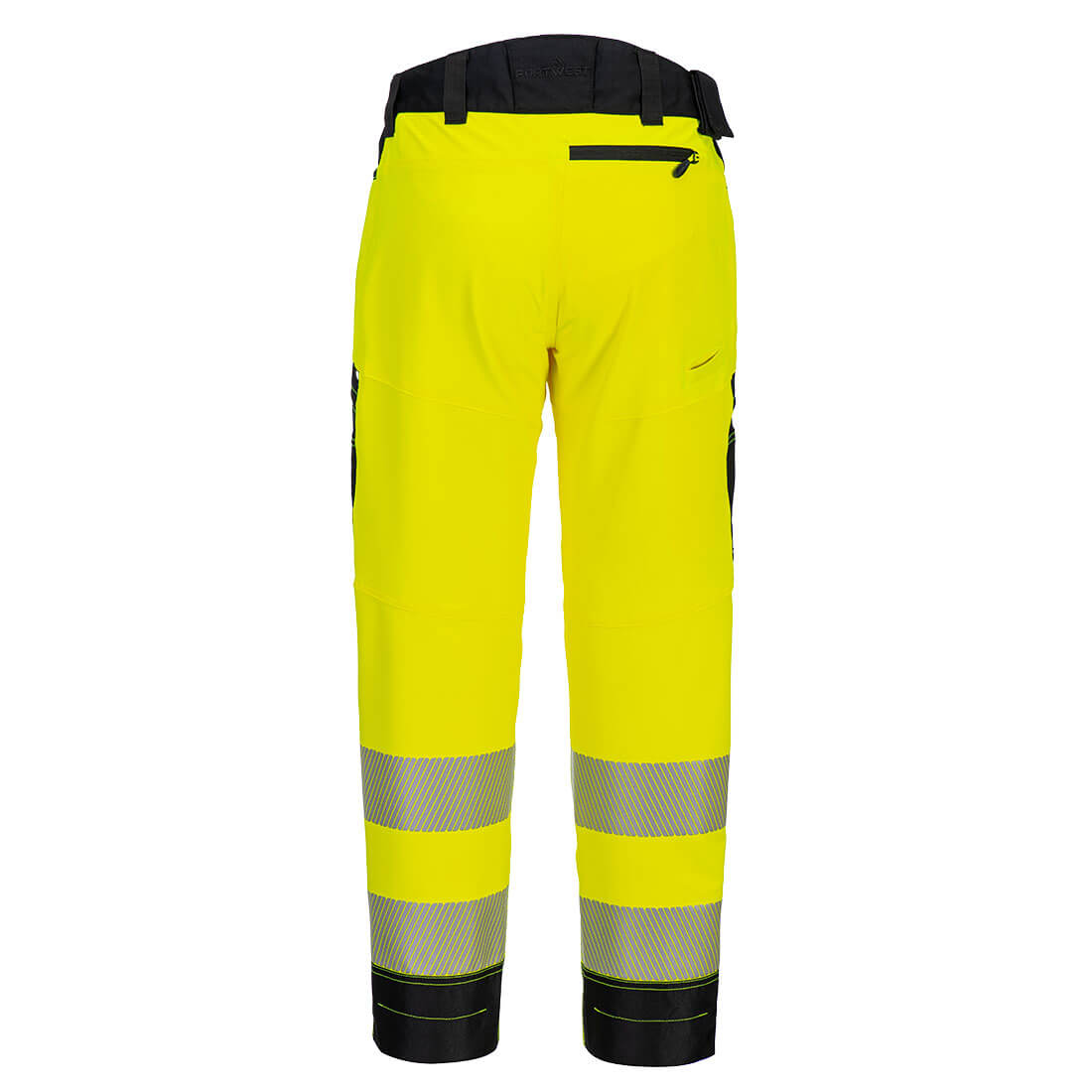 DX4 hi-vis servicebukser - Gul/Sort - Billede 2