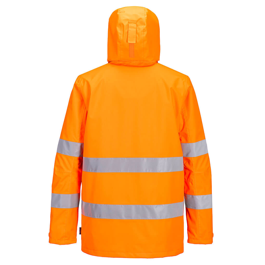 PW2 hi-vis regnjakke - Orange/Sort - Billede 2