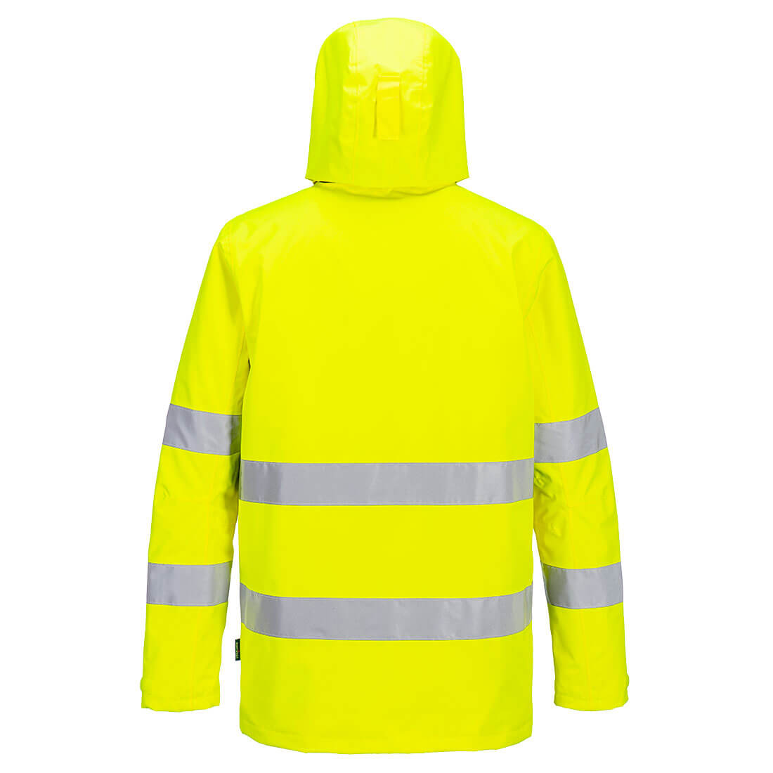 PW2 hi-vis regnjakke - Gul/Sort - Billede 2