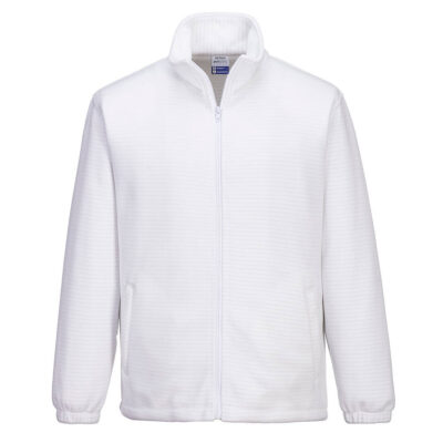 Antistatisk ESD fleece - Hvid