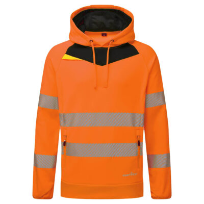 DX4 hi-vis hættetrøje - Orange/Sort
