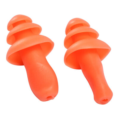 Genanvendelige TPR ørepropper (50 par) - Orange