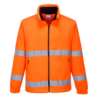 Hi-vis windbreaker fleece - Orange