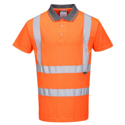 Hi-Vis Polo-shirt med korte ærmer - Orange