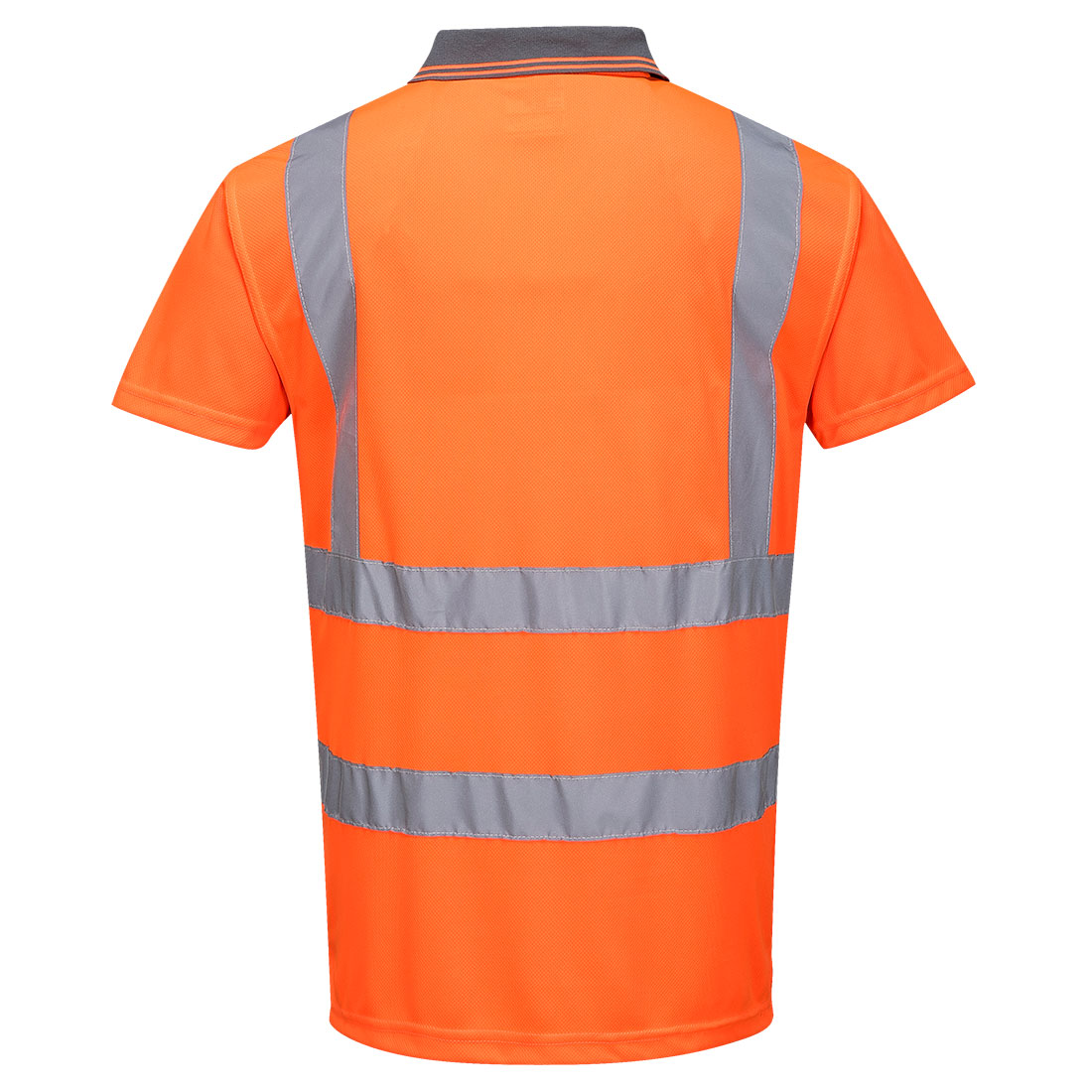 Hi-Vis Polo-shirt med korte ærmer - Orange - Billede 2