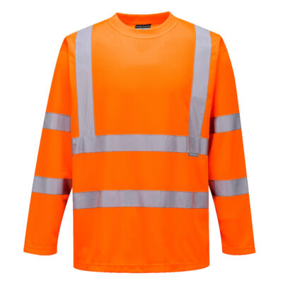 Hi-Vis langærmet T-Shirt - Orange