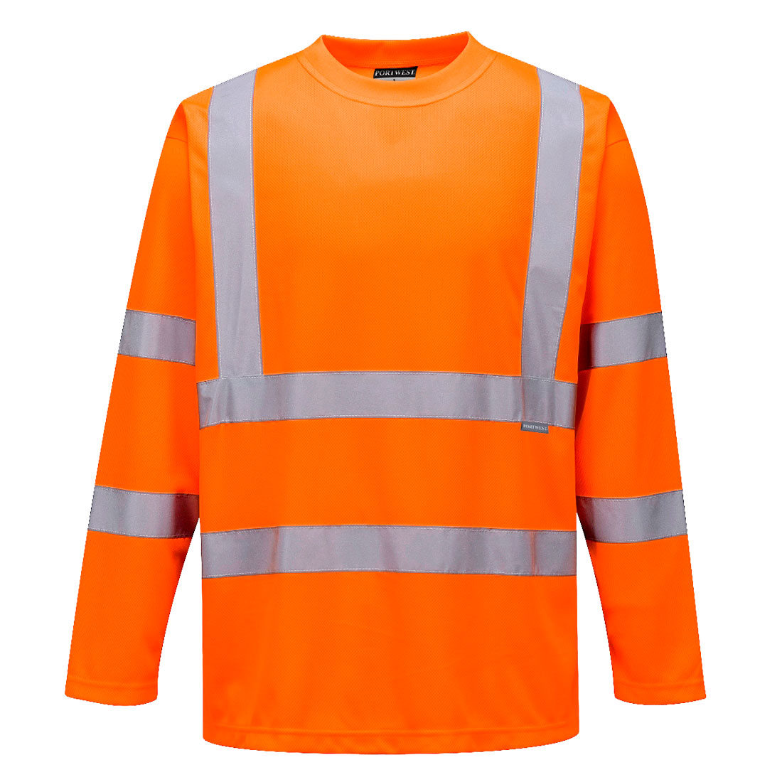 Hi-Vis langærmet T-Shirt - Orange