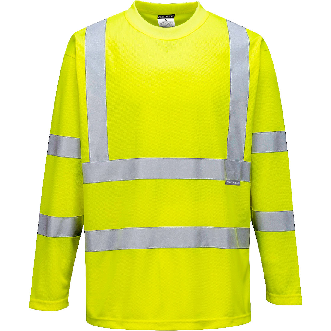 Hi-Vis langærmet T-Shirt - Gul