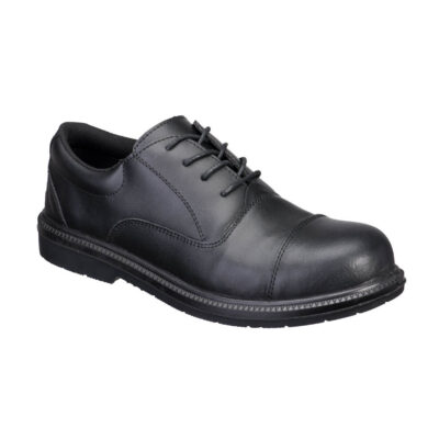 Steel Action Leather Executive Shoe S3 SR FO - Sort