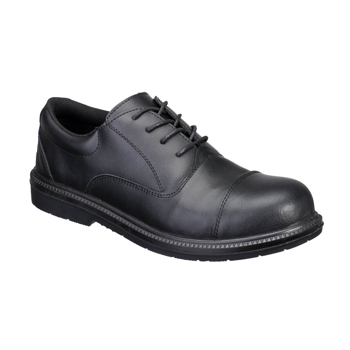 Steel Action Leather Executive Shoe S3 SR FO - Sort