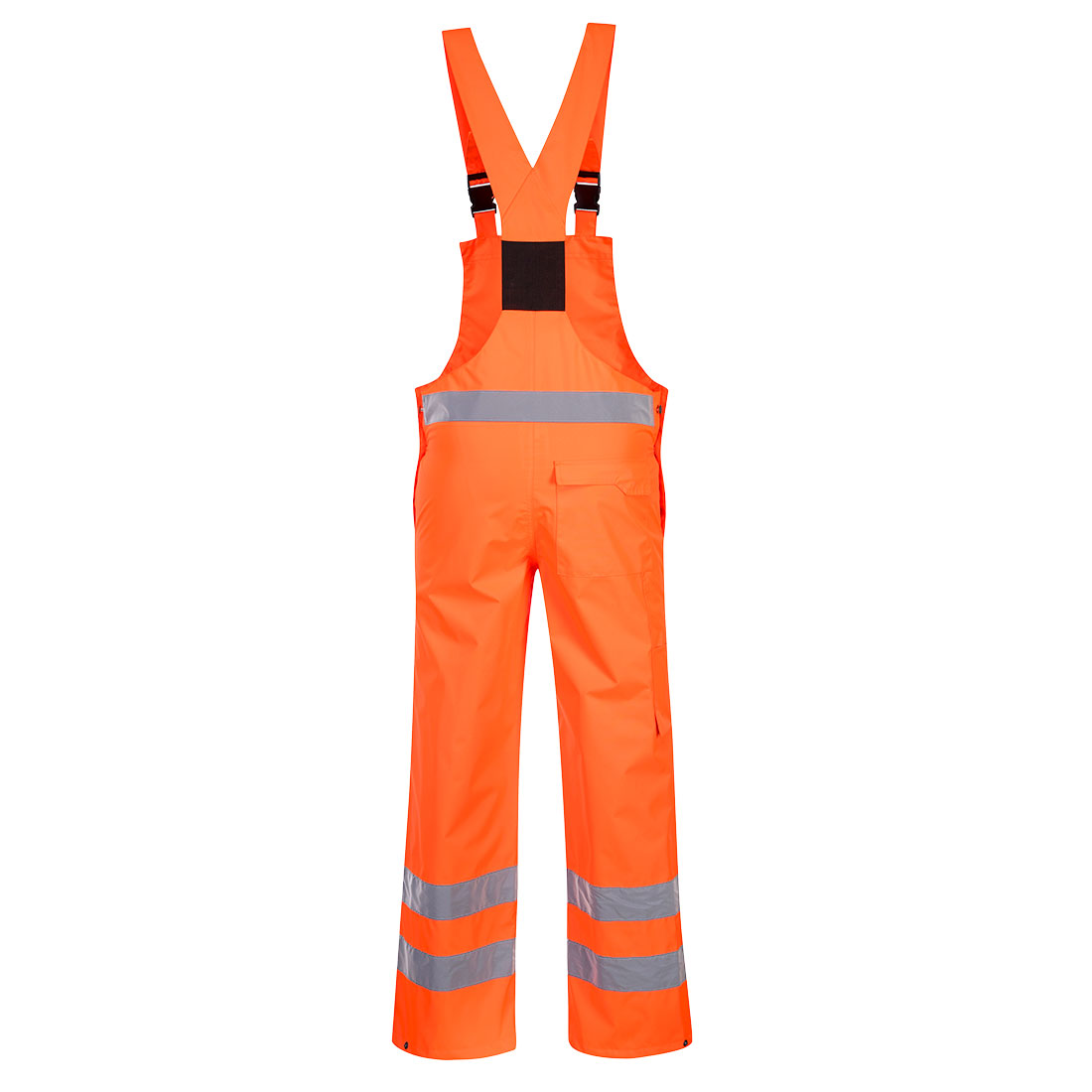 Hi-vis åndbar regnoveralls - Orange - Billede 2