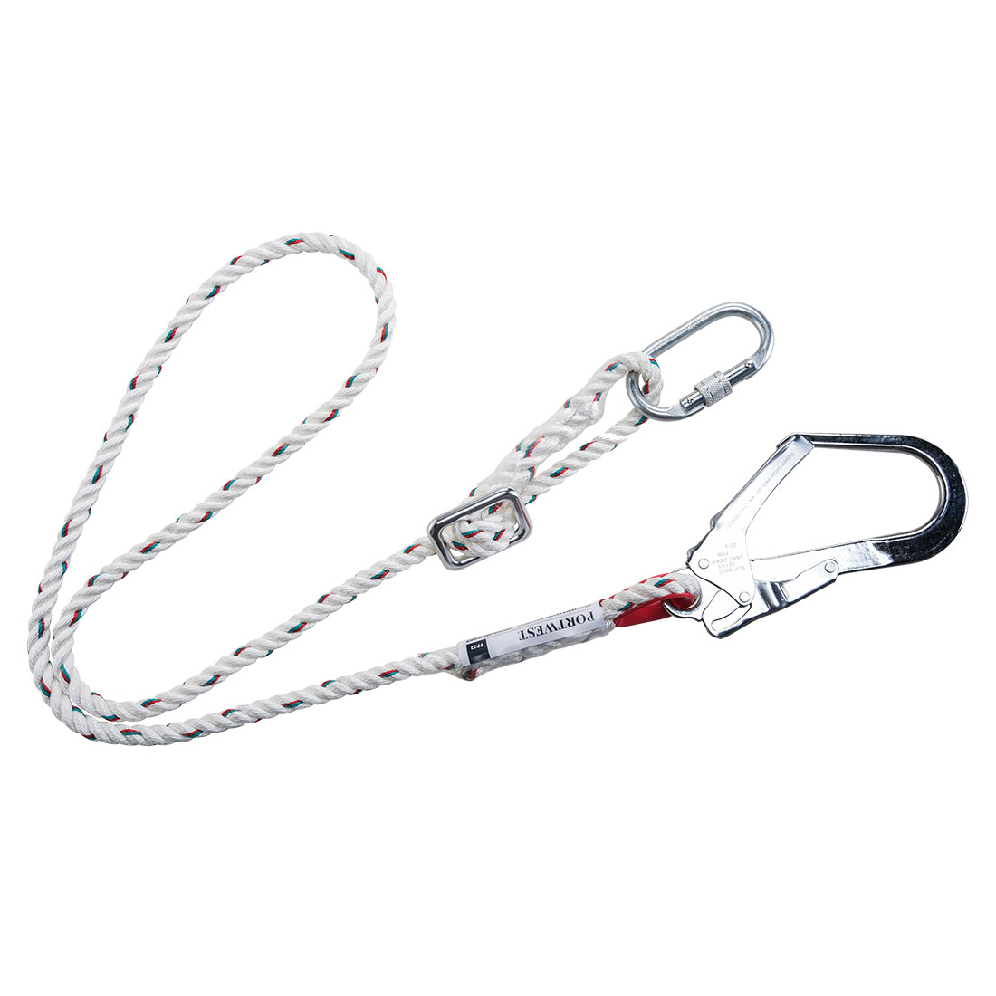 Justerbar Lanyard - Hvid