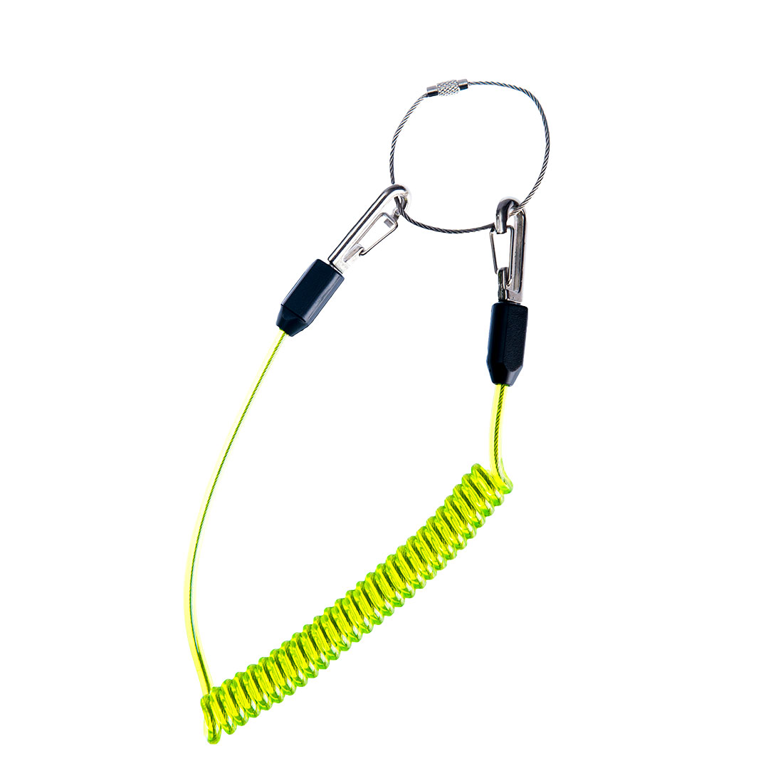 Spiral værktøjs lanyard - Grøn