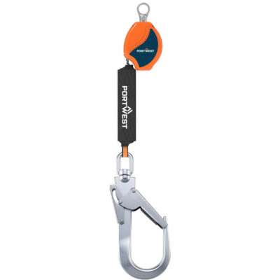 Lanyard faldsikring - Sort/Orange