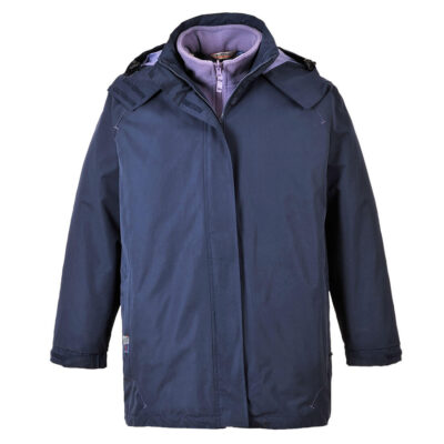 Elgin 3 i 1 dame jakke - Marine