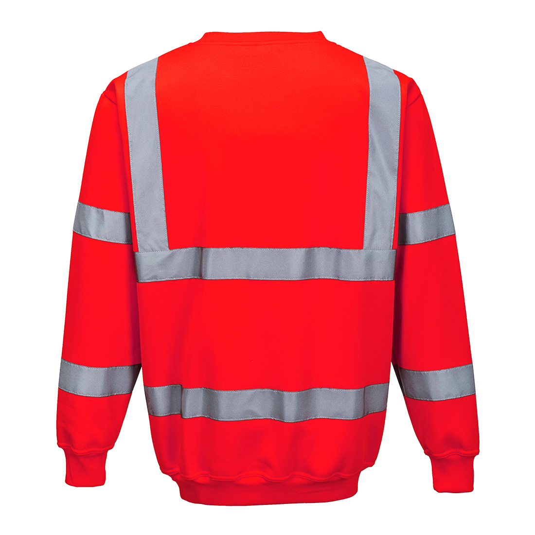 Hi-vis sweatshirt - Rød - Billede 2