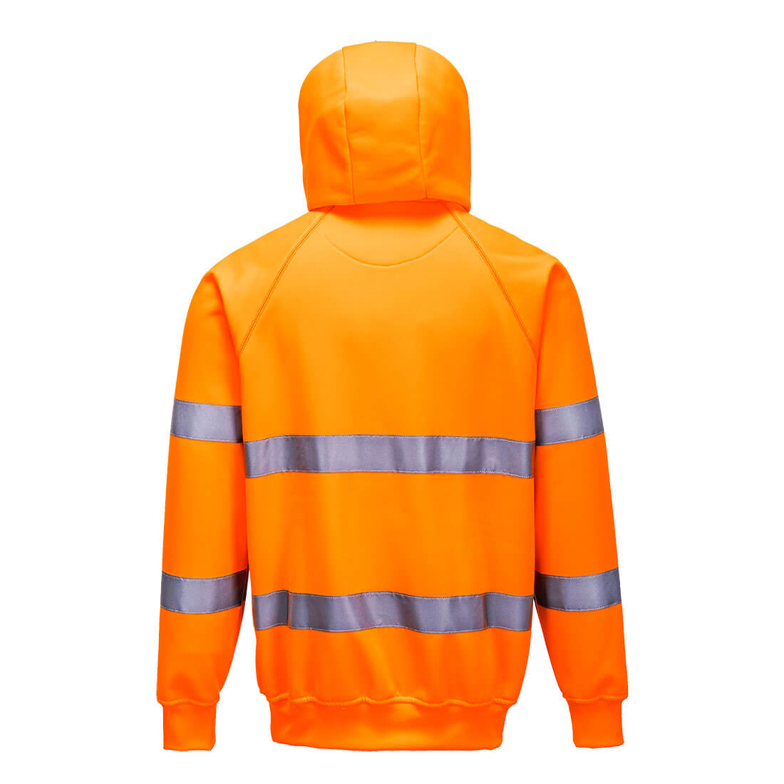 Hi-vis sweatshirt med hætte - Orange - Billede 2