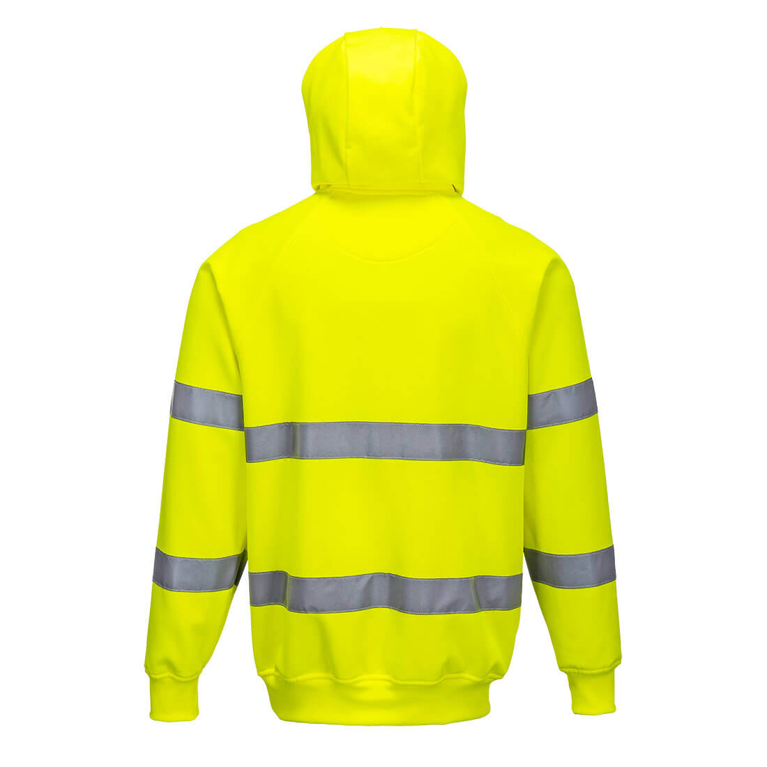 Hi-vis sweatshirt med hætte - Gul - Billede 2