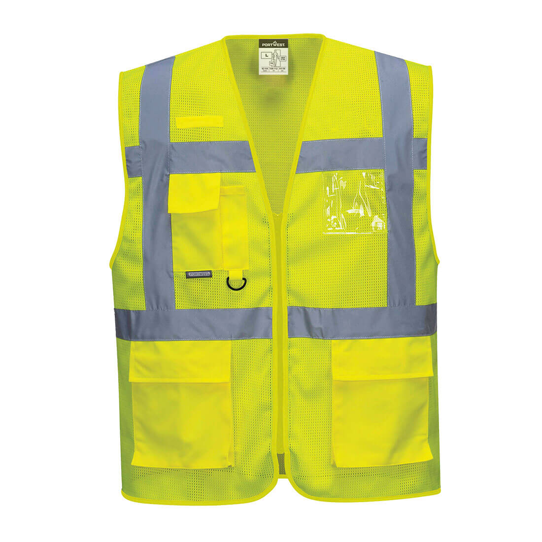Athens hi-vis mesh executive vest - Gul