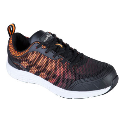 Steelite Tove Trainer S1P - Sort/Orange