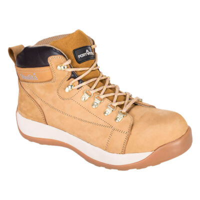 Steelite Mid Cut Nubuck-Støvle SB HRO - Honning